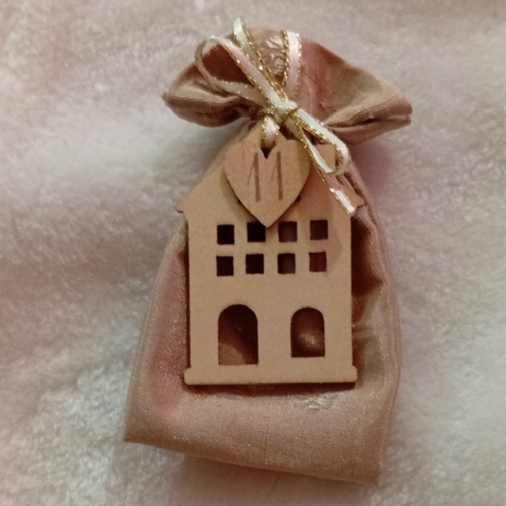 Charming Holiday Ornament with Gold Accents
